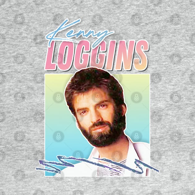 Kenny Loggins / 80s Retro Aesthetic Fan Art Design by DankFutura